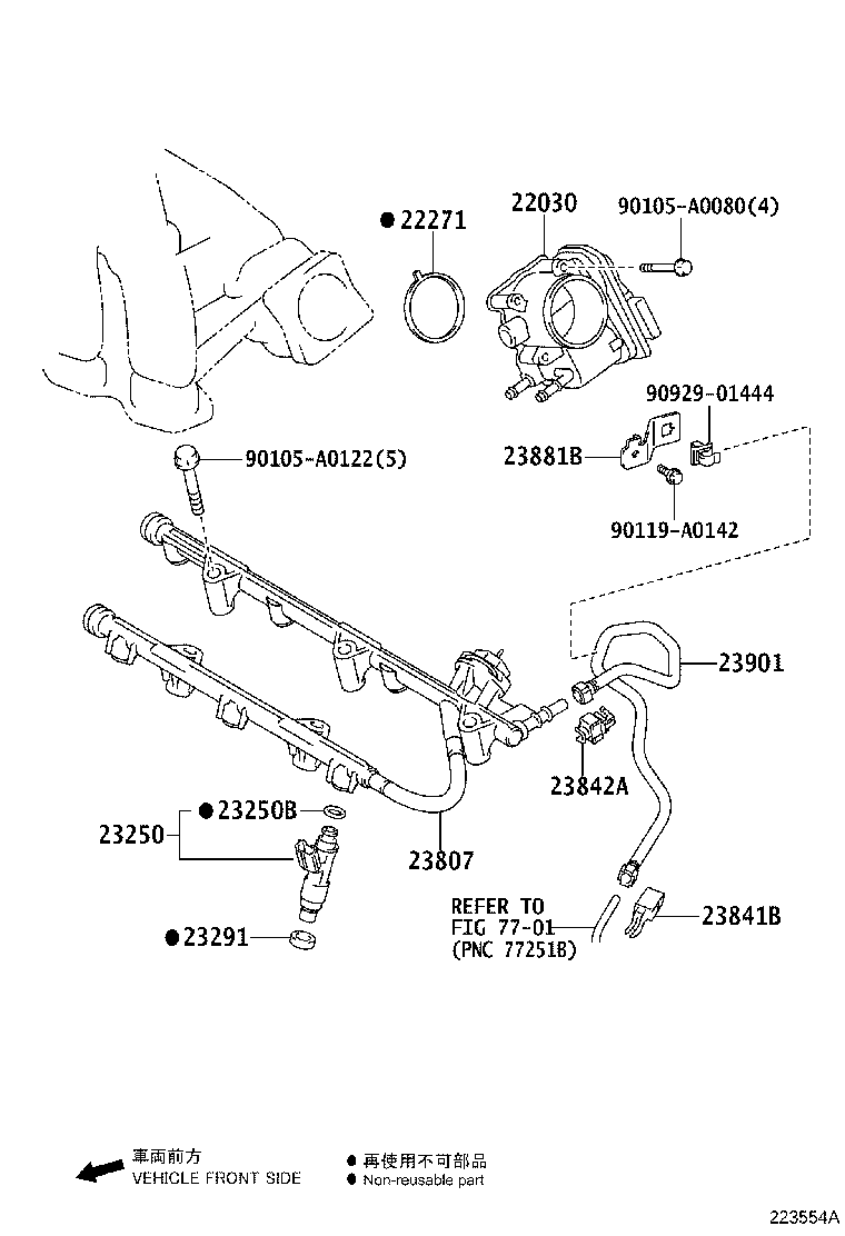 22030-0V050 BODY ASSY, THROTTLE W/MOTOR product image