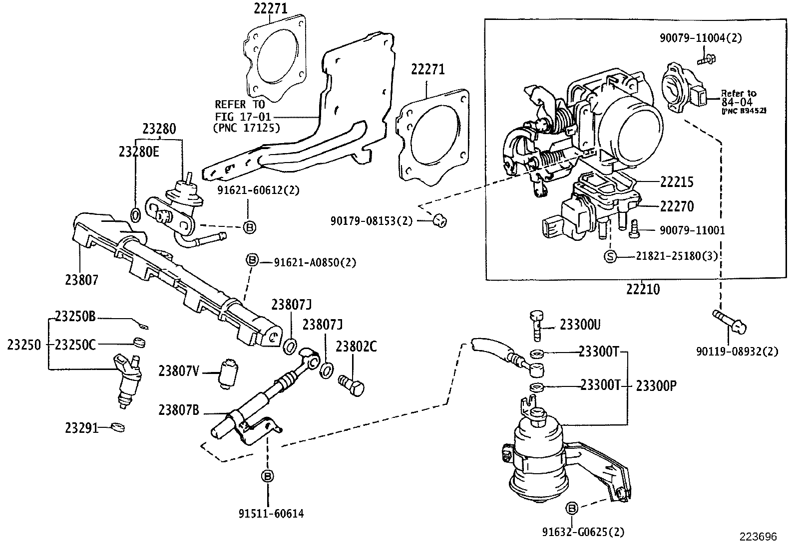 23217-50061 FILTER, FUEL PUMP product image