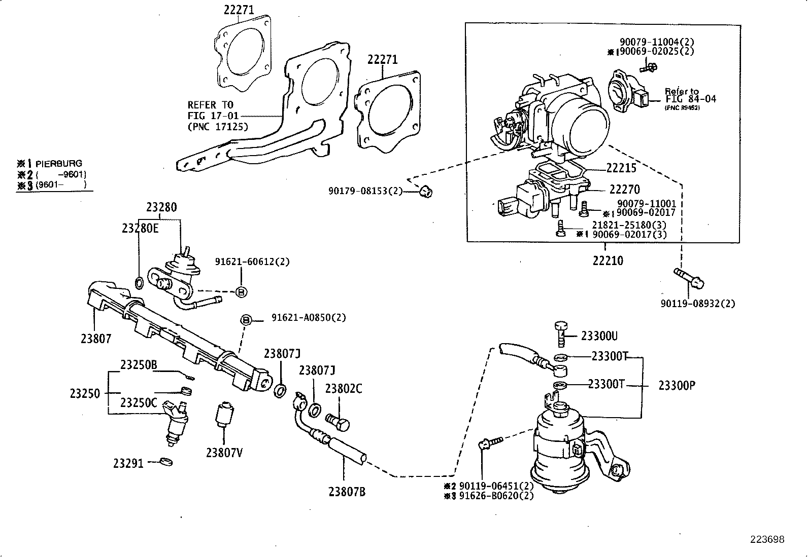 22210-16680 BODY ASSY, THROTTLE product image