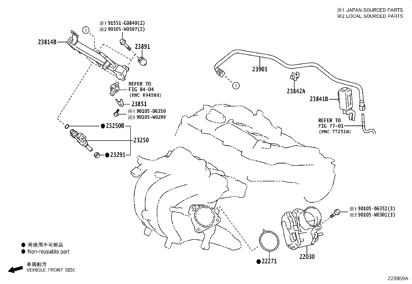 22030-F3030 BODY ASSY, THROTTLE W/MOTOR product image
