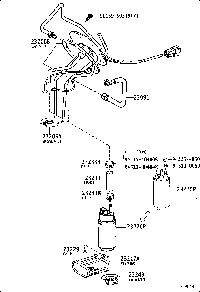 16279-70050 PIPE, WATER BY-PASS product image