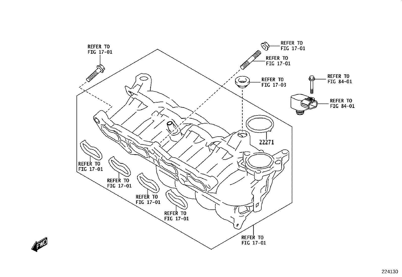 22030-WC002 BODY ASSY, THROTTLE W/MOTOR product image
