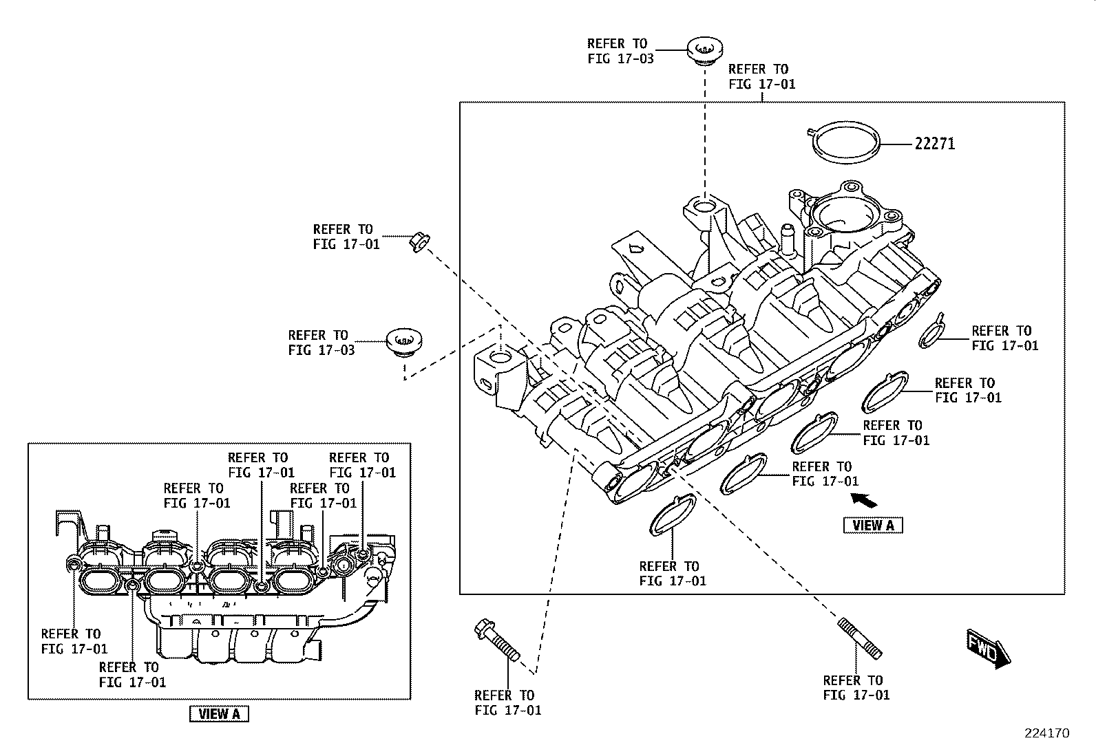 22030-F3010 BODY ASSY, THROTTLE W/MOTOR product image