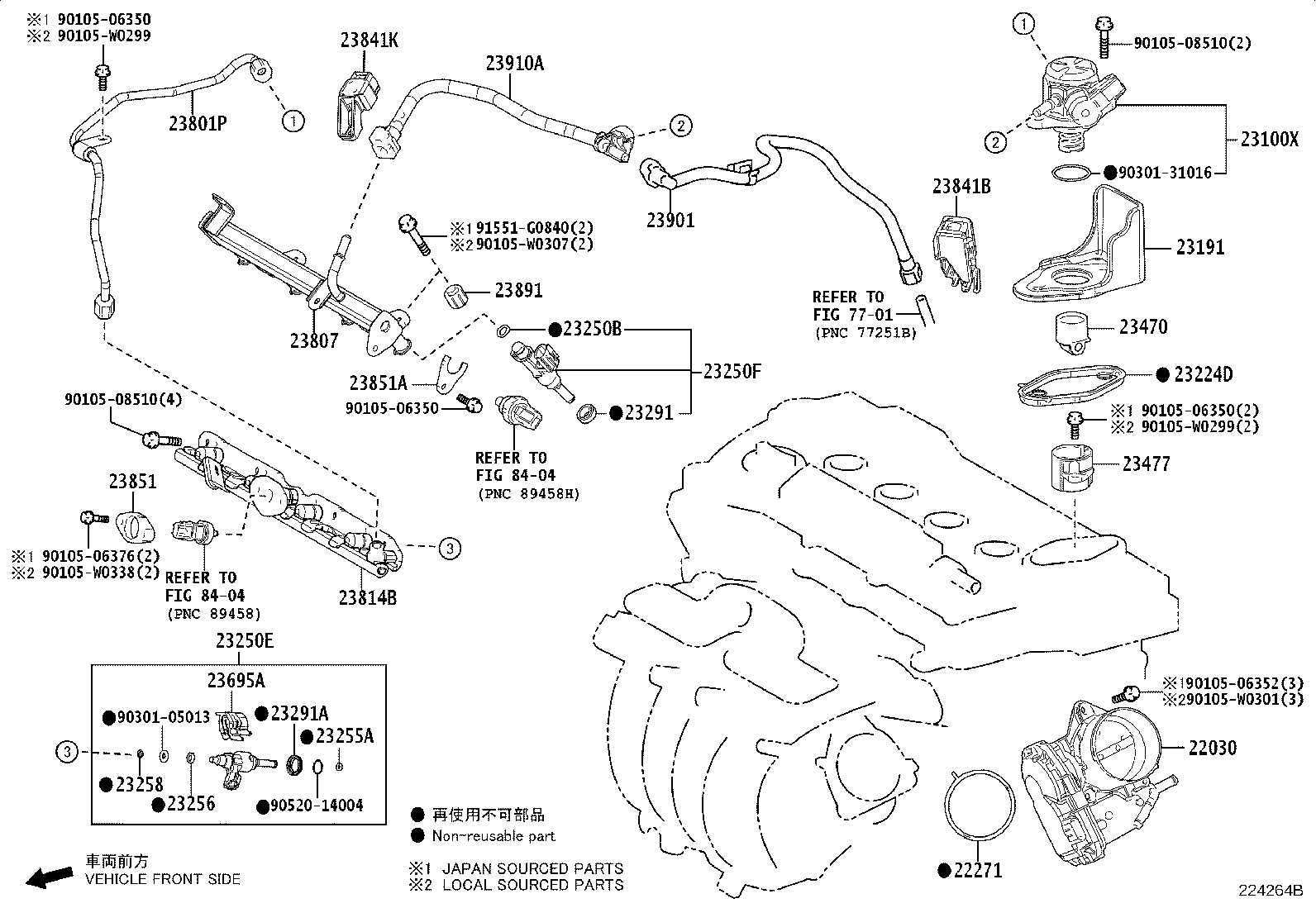 23101-25040 PUMP ASSY, FUEL product image