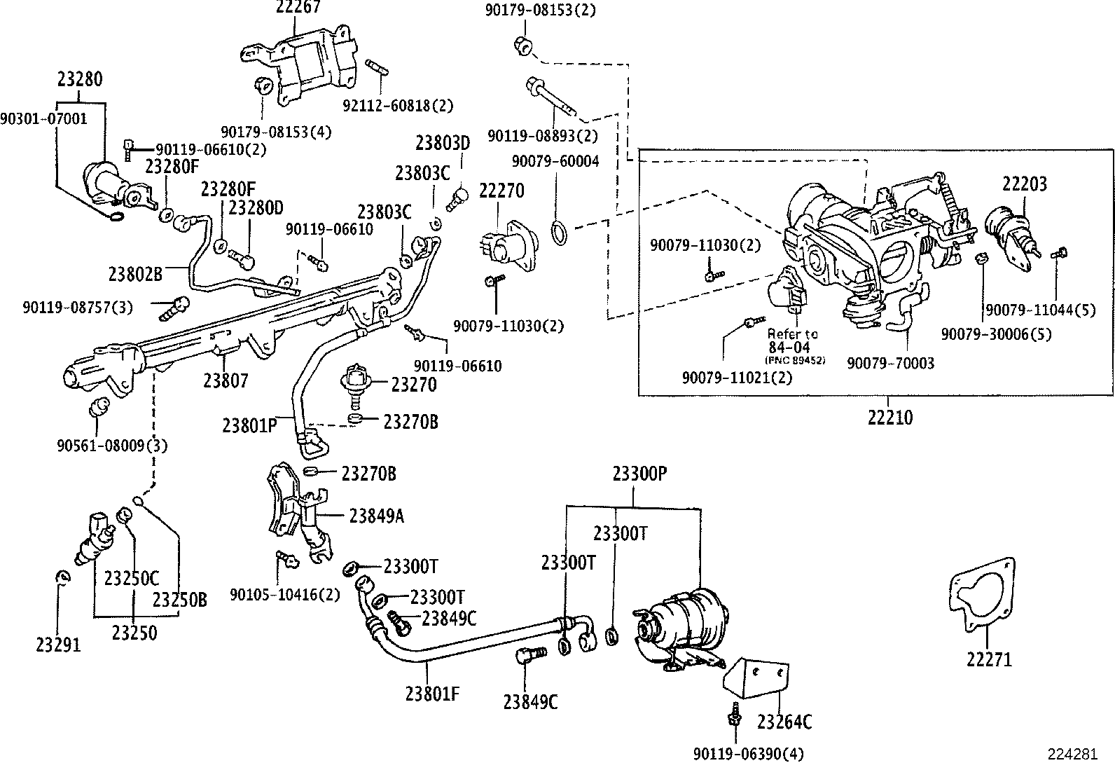 22210-46210 BODY ASSY, THROTTLE product image