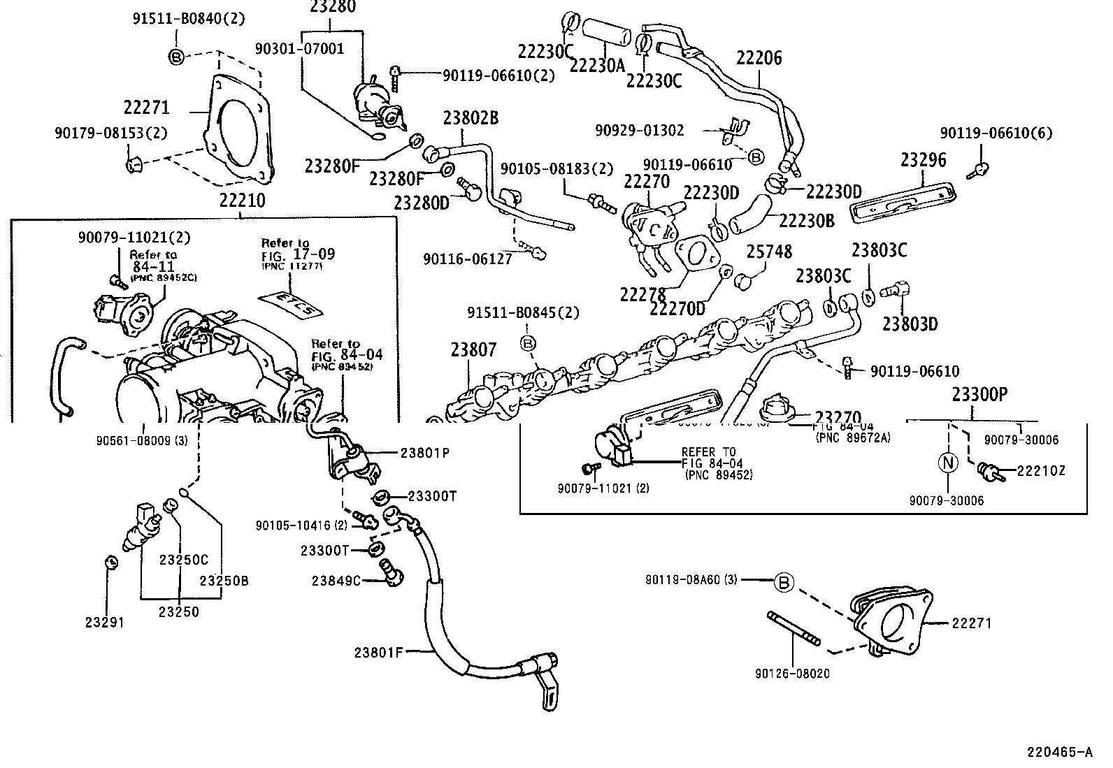 22210-46210 BODY ASSY, THROTTLE product image