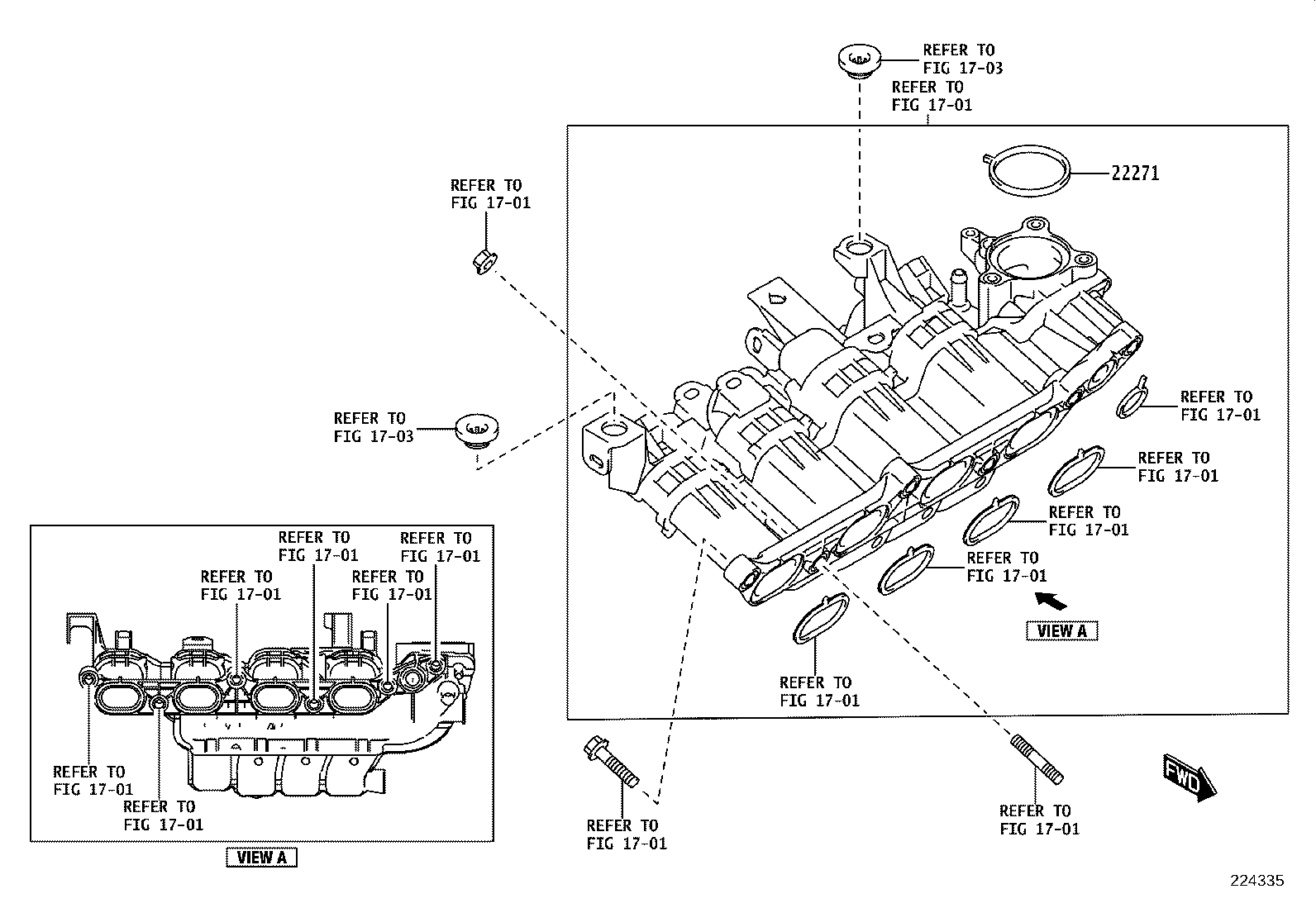 22030-F3010 BODY ASSY, THROTTLE W/MOTOR product image