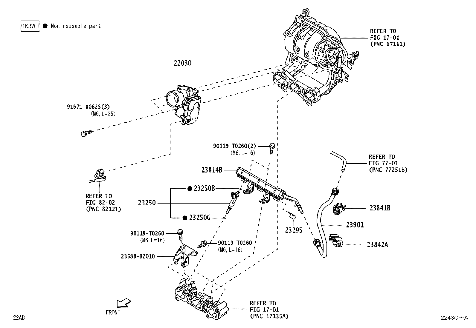 23295-BZ010 HOLDER, INJECTOR, NO.1 product image