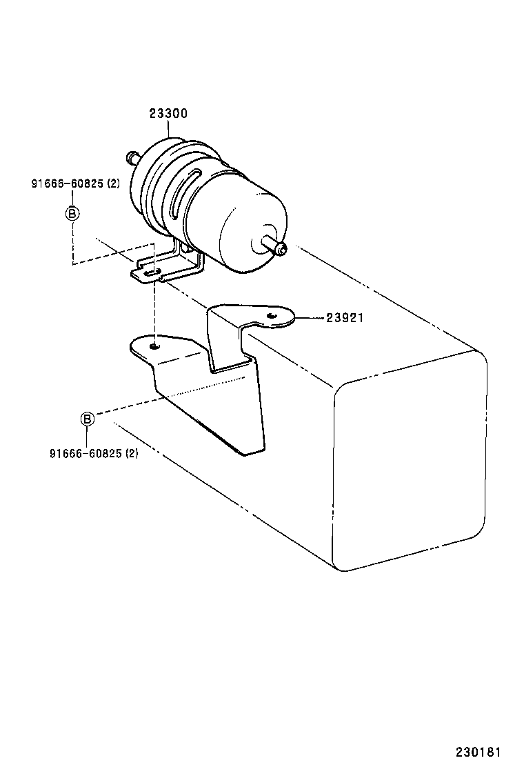 23301-17080 CAP ASSY, FUEL FILTER product image