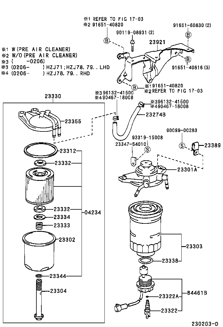 23274-17050 HOSE, FUEL, NO.3 product image