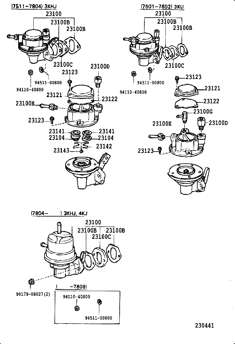 04231-10021 PUMP KIT, FUEL product image