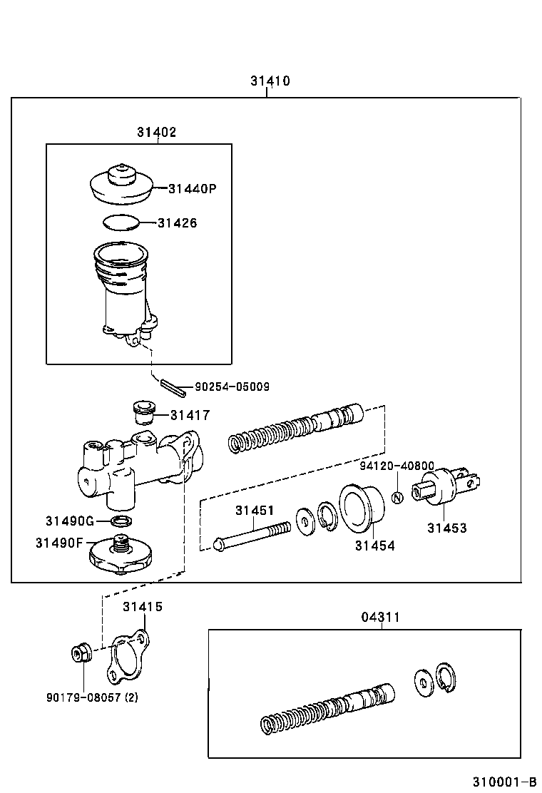 31402-60070 RESERVOIR SUB-ASSY, CLUTCH MASTER CYLINDER product image