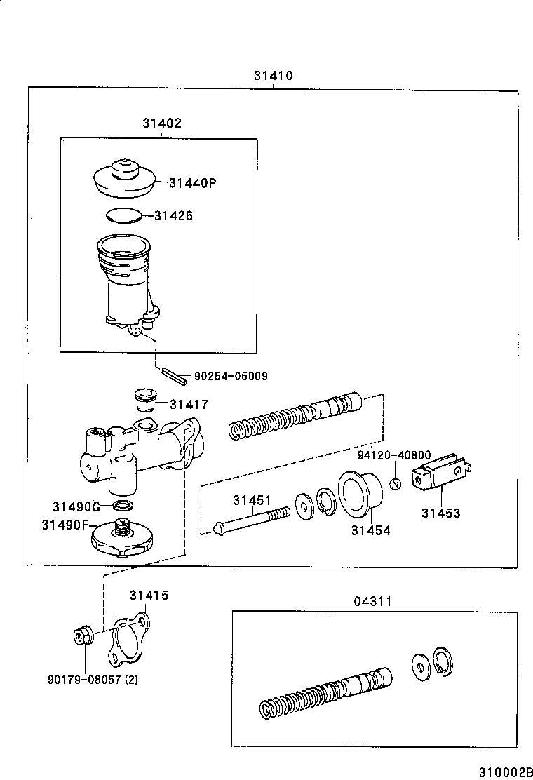 31402-60070 RESERVOIR SUB-ASSY, CLUTCH MASTER CYLINDER product image