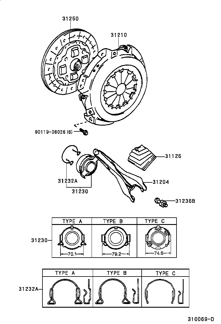 31210-0A010 COVER ASSY, CLUTCH product image