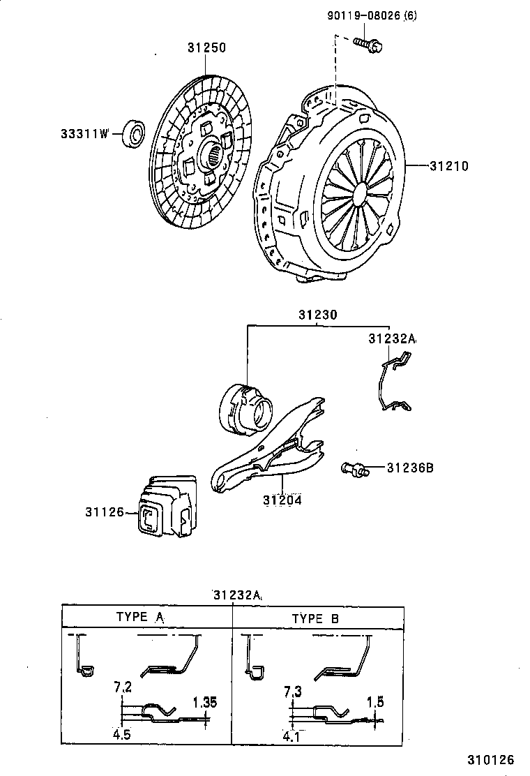 31210-28030 COVER ASSY, CLUTCH product image