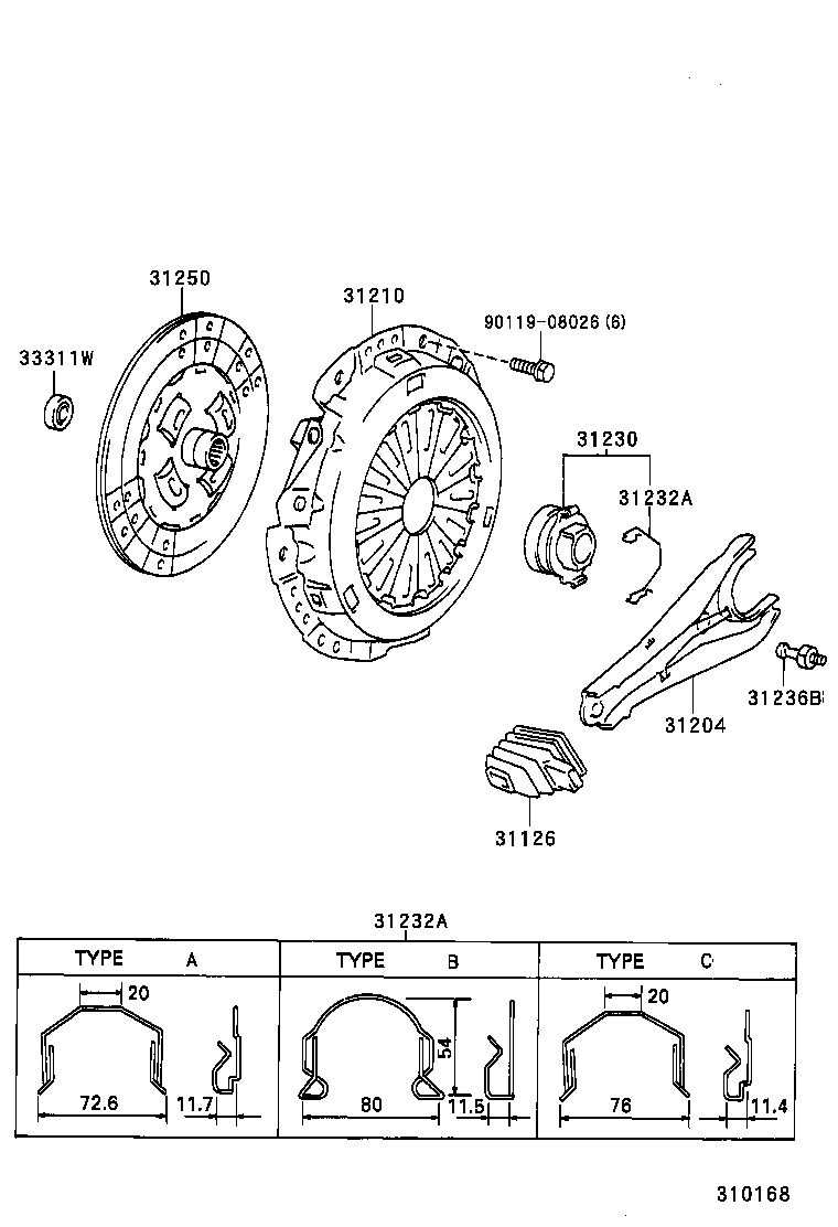 31210-35200 COVER ASSY, CLUTCH product image
