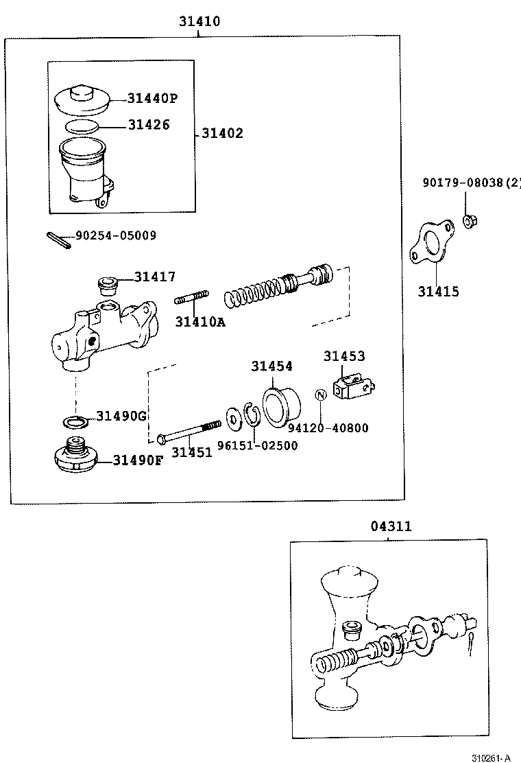 31454-60030 BOOT, CLUTCH MASTER CYLINDER product image