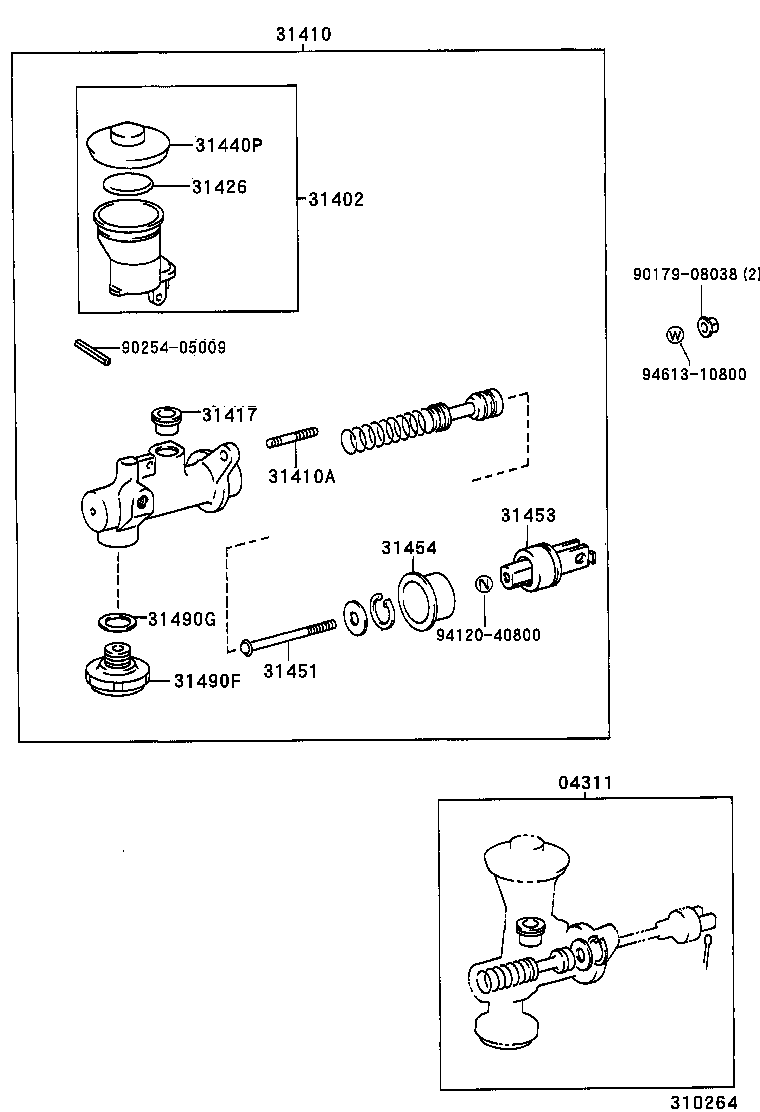 31454-60030 BOOT, CLUTCH MASTER CYLINDER product image