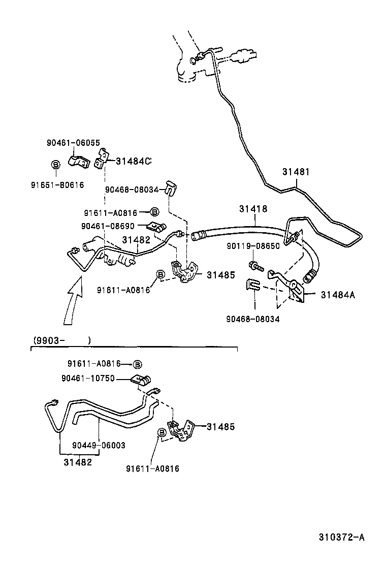 31301-05041 PEDAL SUB-ASSY, CLUTCH product image