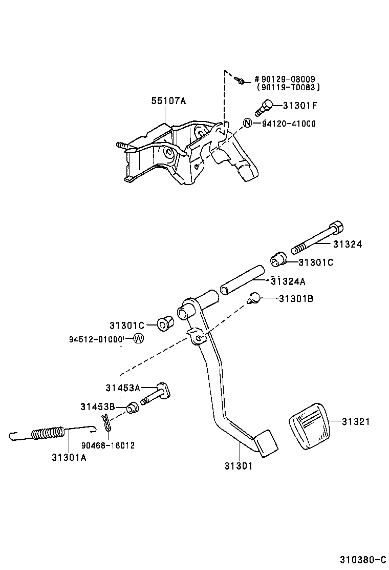 31482-04080 TUBE, CLUTCH RELEASE CYLINDER TO FLEXIBLE HOSE product image