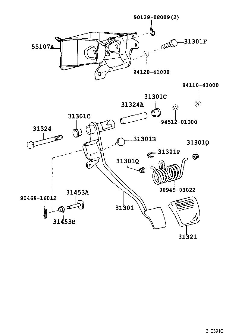 31481-35480 TUBE, CLUTCH MASTER CYLINDER TO FLEXIBLE HOSE product image