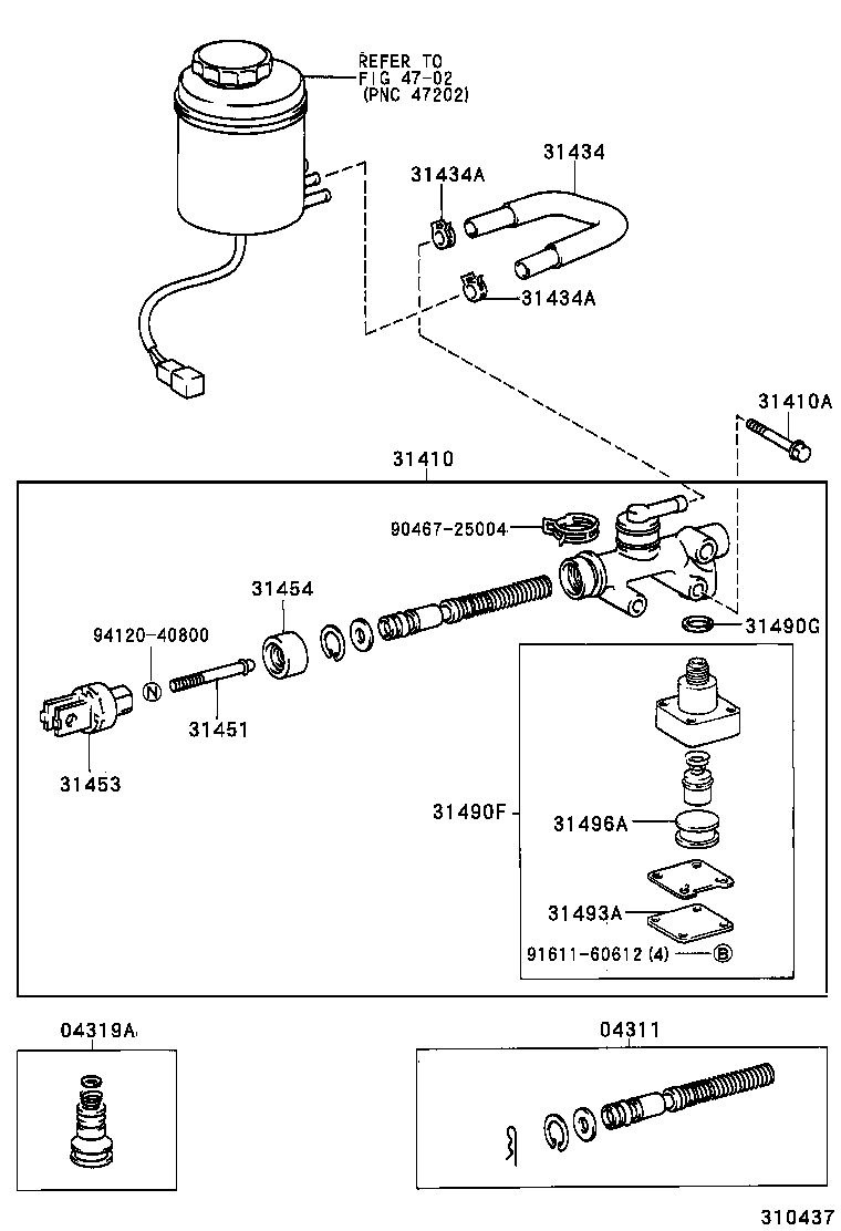 31434-36270 TUBE, CLUTCH RESERVOIR product image
