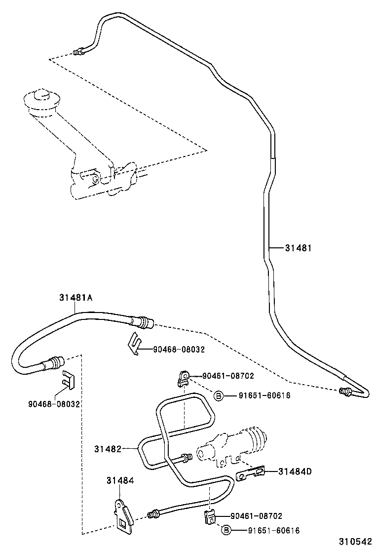 31301-53010 PEDAL SUB-ASSY, CLUTCH product image