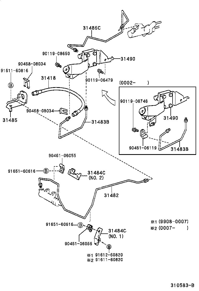31301-05041 PEDAL SUB-ASSY, CLUTCH product image