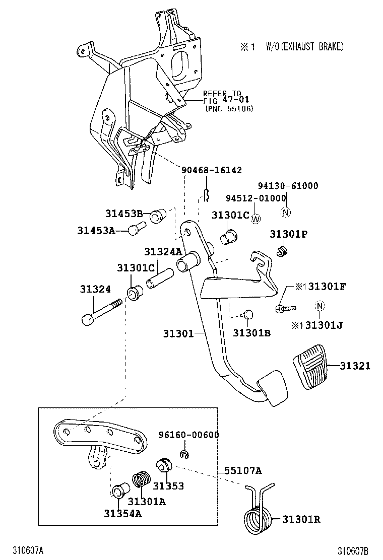 31482-36330 TUBE, CLUTCH RELEASE CYLINDER TO FLEXIBLE HOSE product image