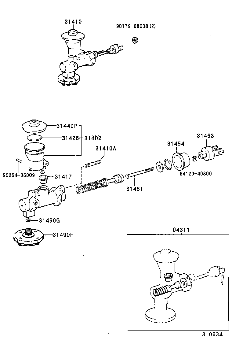 31454-60030 BOOT, CLUTCH MASTER CYLINDER product image