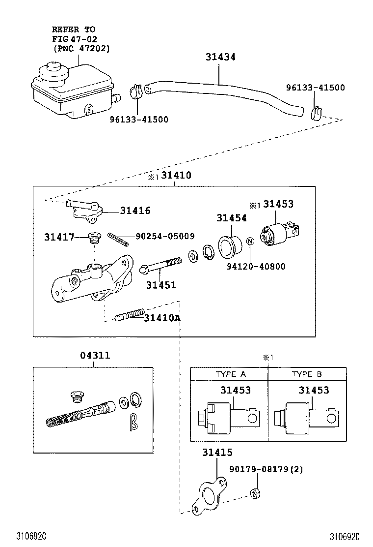 31404-35030 CLEVIS, CLUTCH MASTER CYLINDER PUSH ROD product image