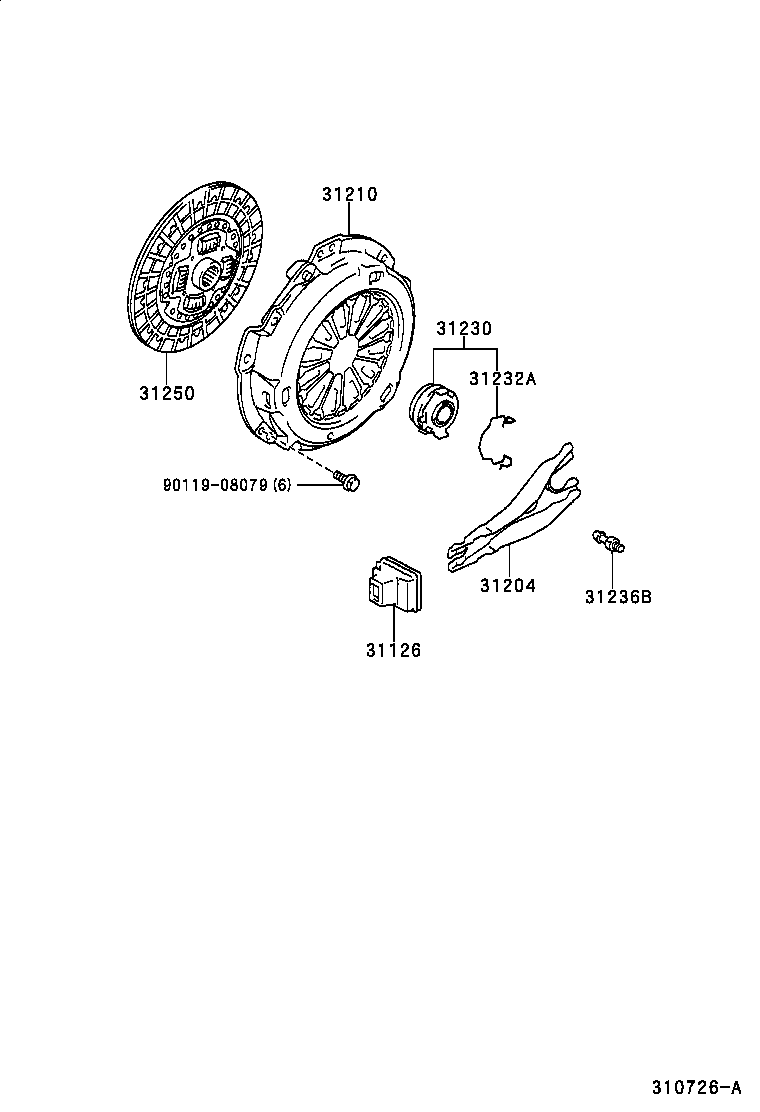 31210-17040 COVER ASSY, CLUTCH product image