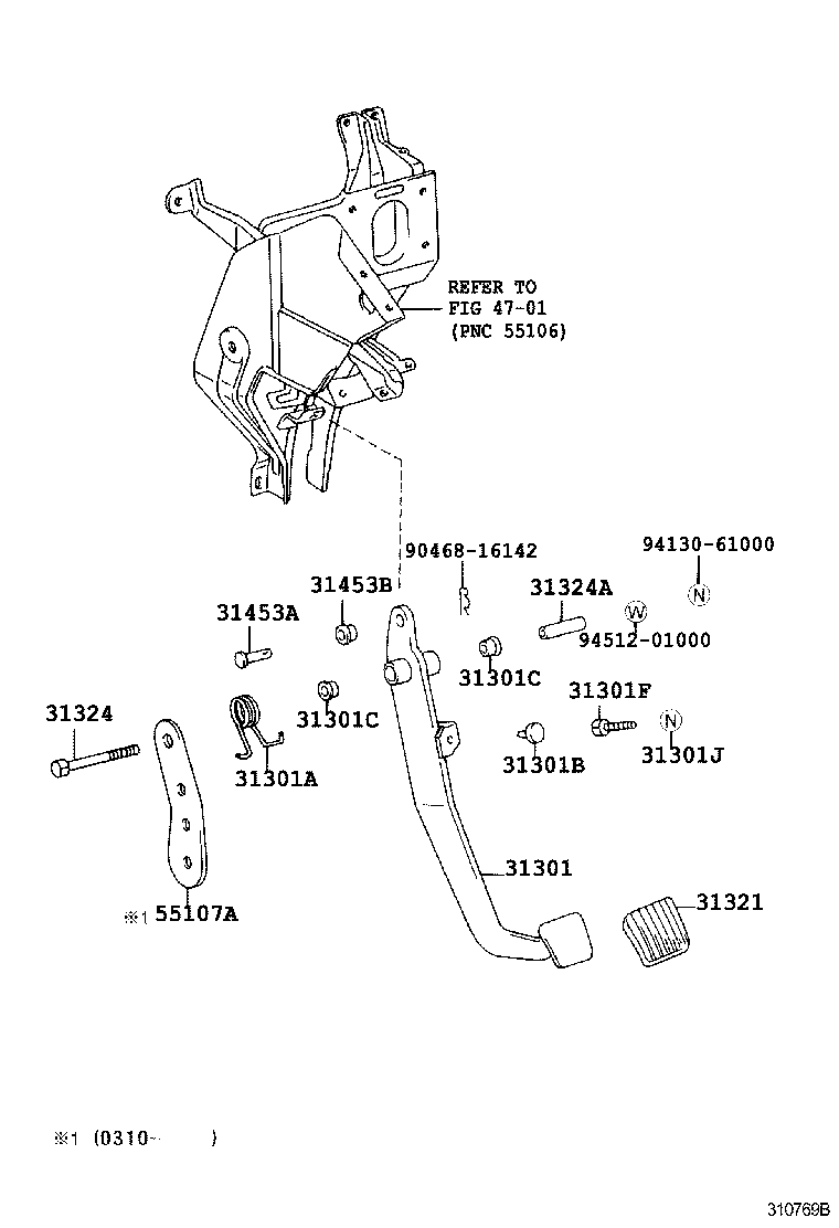 31482-36280 TUBE, CLUTCH RELEASE CYLINDER TO FLEXIBLE HOSE product image