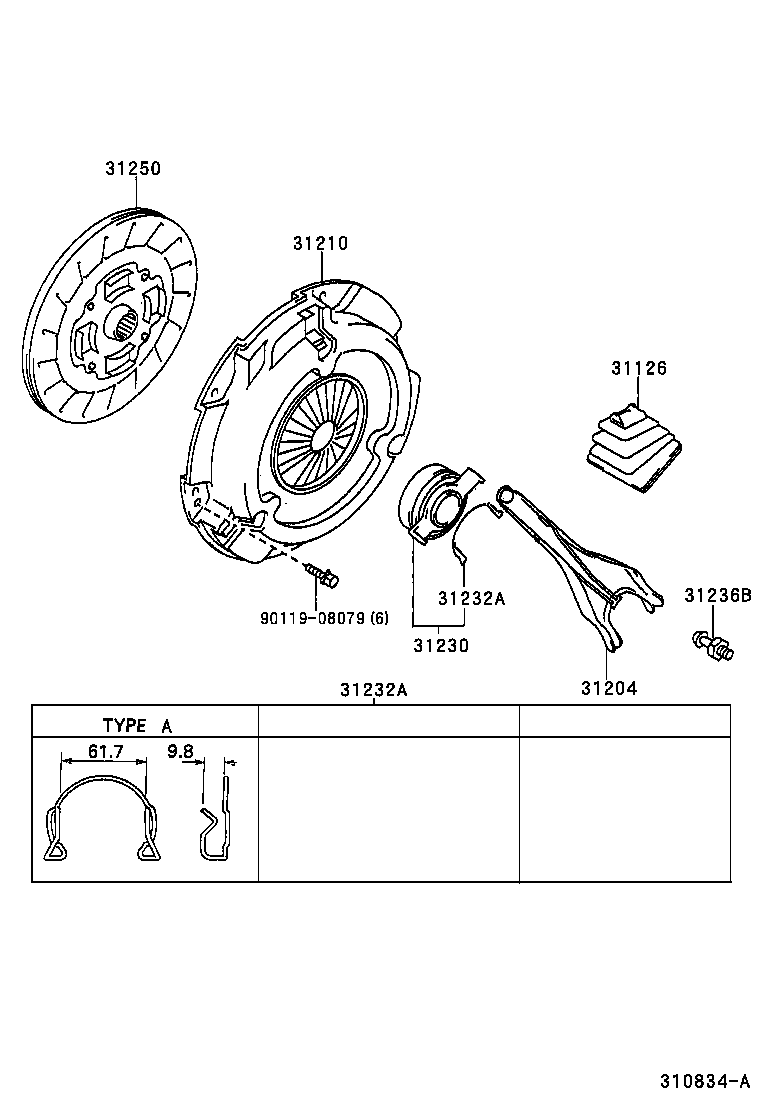31210-33040 COVER ASSY, CLUTCH product image