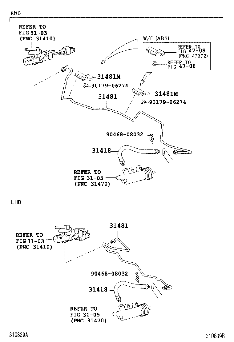 31310-26031 PEDAL SUB-ASSY, CLUTCH product image
