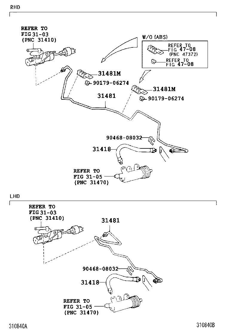 31310-26031 PEDAL SUB-ASSY, CLUTCH product image