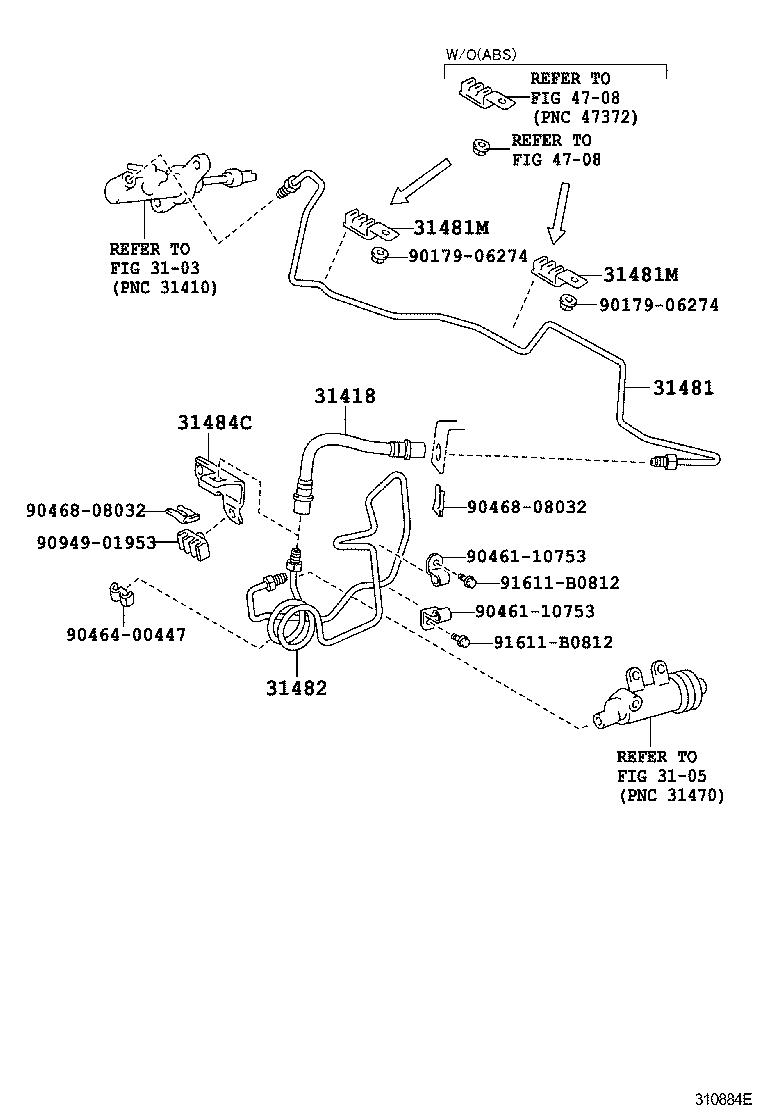 31310-26031 PEDAL SUB-ASSY, CLUTCH product image