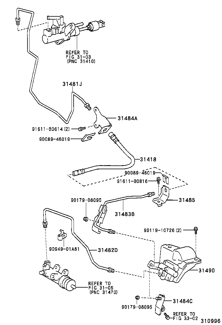 31380-06050 PEDAL SUB-ASSY, CLUTCH product image