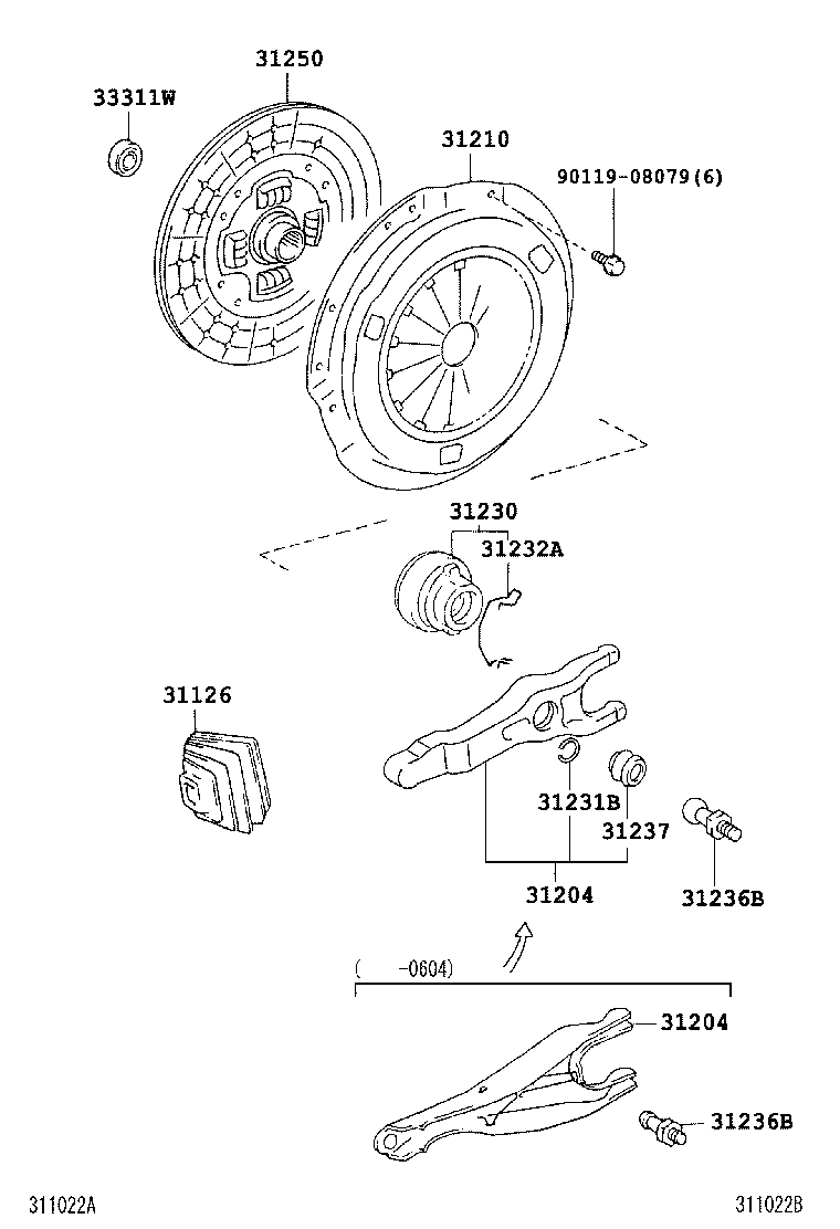 31210-60230 COVER ASSY, CLUTCH product image