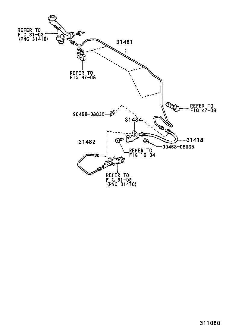 31331-60010 WAY, CLUTCH PEDAL SUPPORT product image