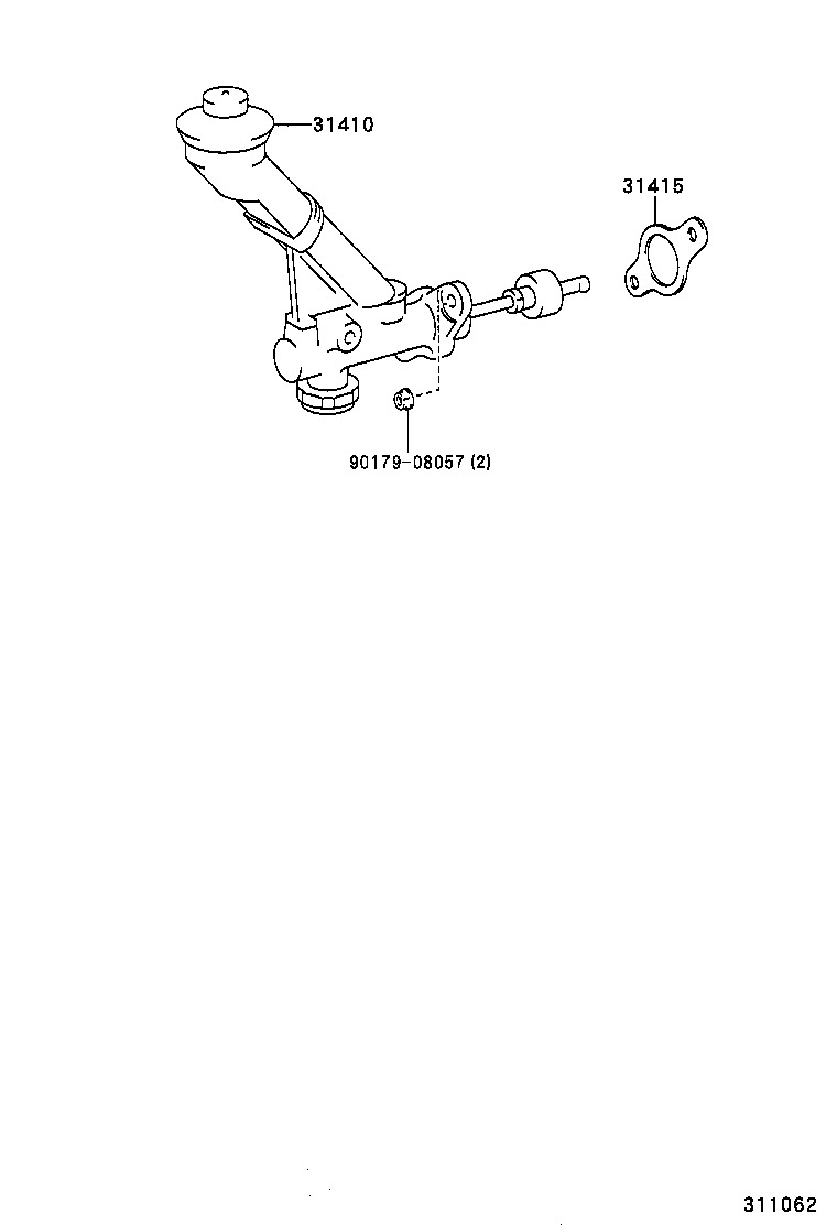 31408-60010 HOLDER SUB-ASSY, CLUTCH RESERVOIR product image