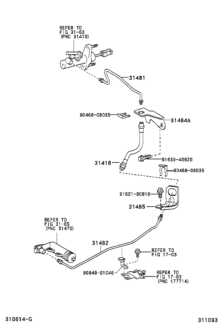 90947-T2001 HOSE, CLUTCH product image