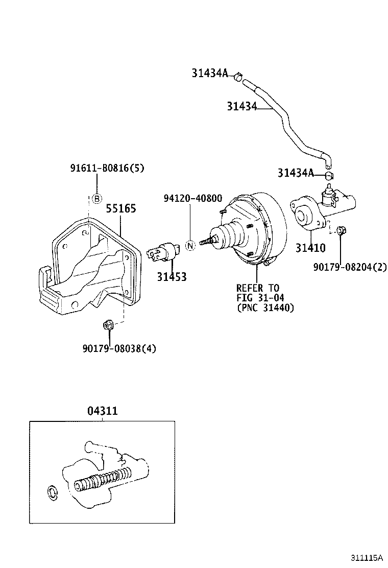 31434-37180 TUBE, CLUTCH RESERVOIR product image