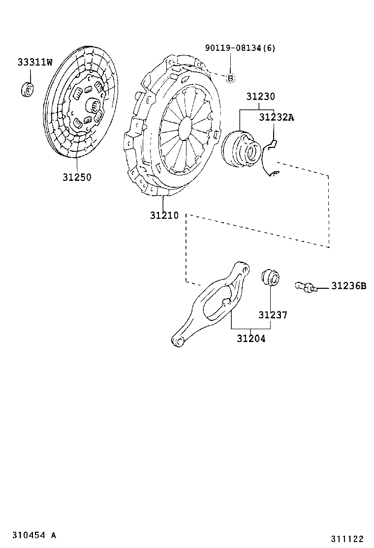 31210-60230 COVER ASSY, CLUTCH product image