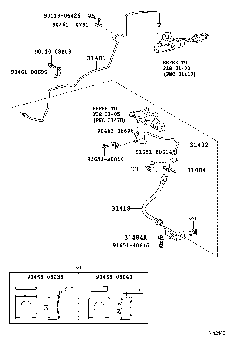 31301-21050 PEDAL SUB-ASSY, CLUTCH product image