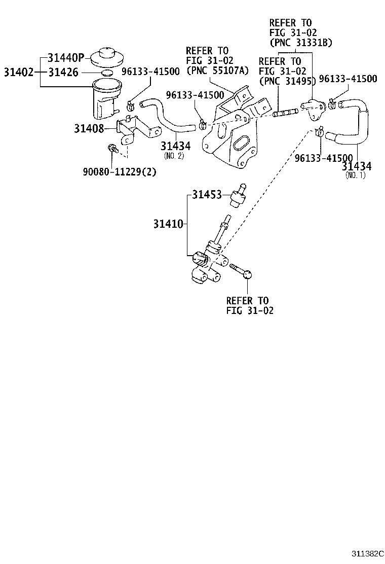 31404-04020 CLEVIS, CLUTCH MASTER CYLINDER PUSH ROD product image