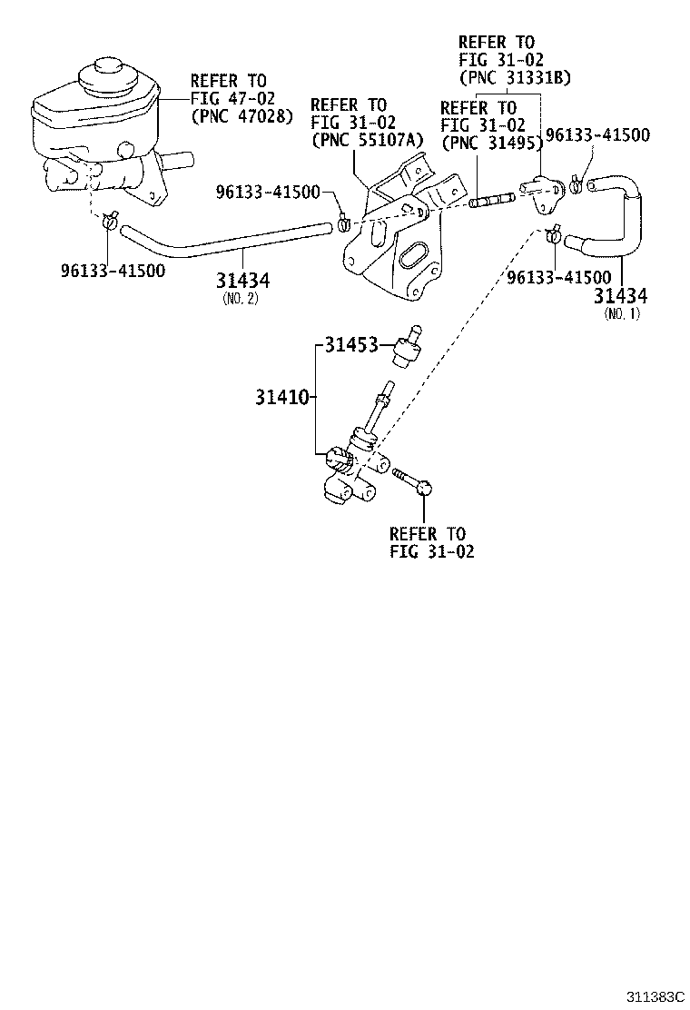 31404-04020 CLEVIS, CLUTCH MASTER CYLINDER PUSH ROD product image