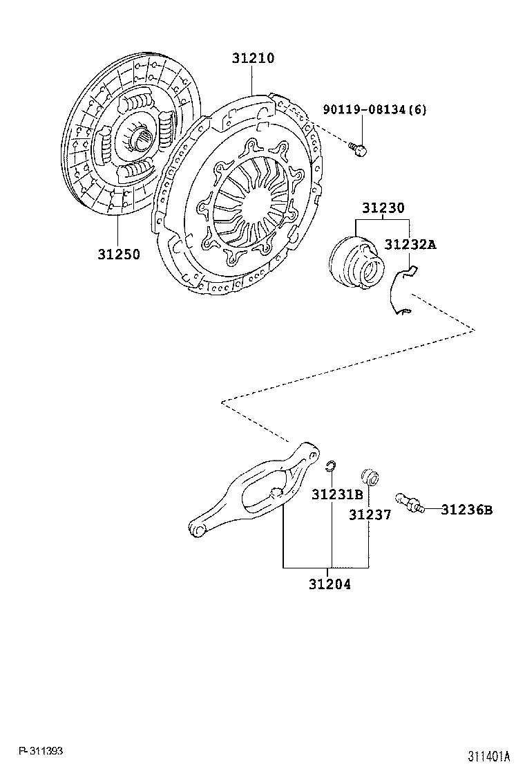 31210-60230 COVER ASSY, CLUTCH product image