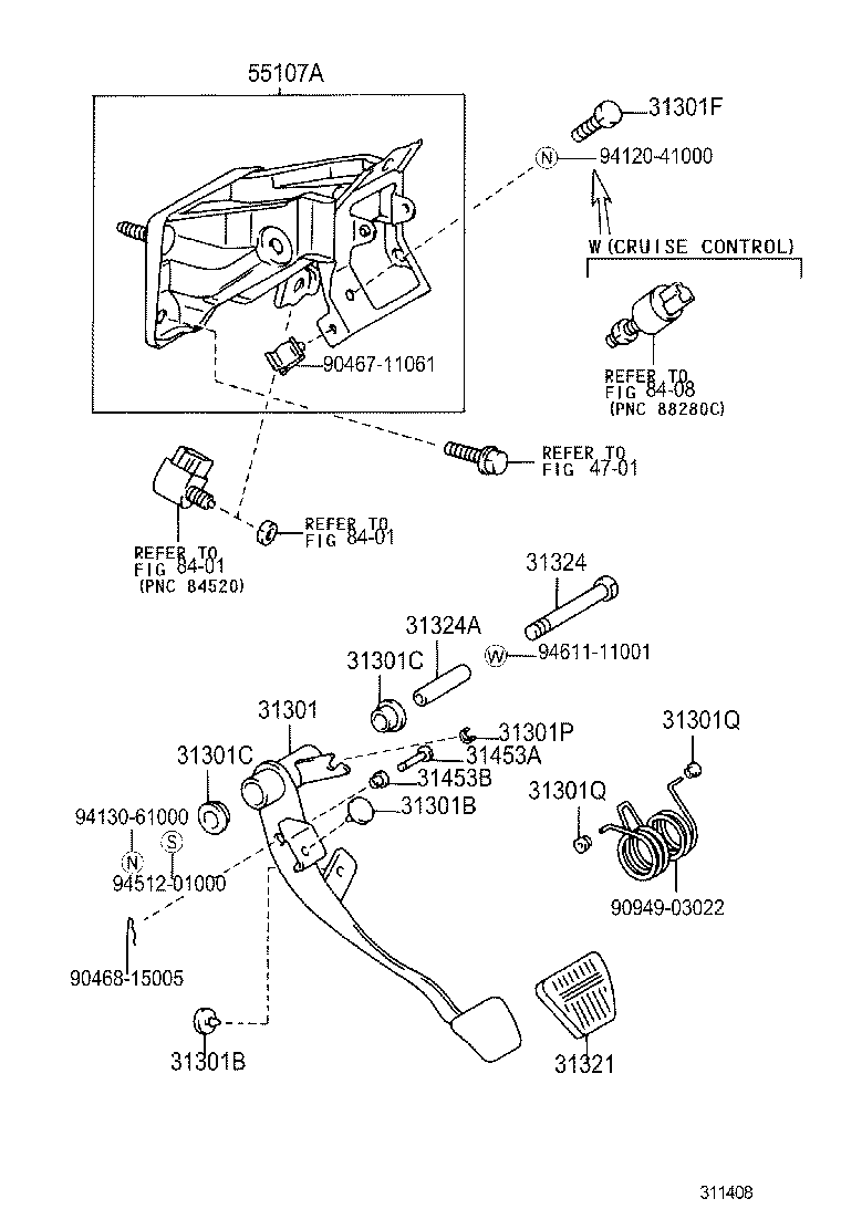 31482-0C010 TUBE, CLUTCH RELEASE CYLINDER TO FLEXIBLE HOSE product image