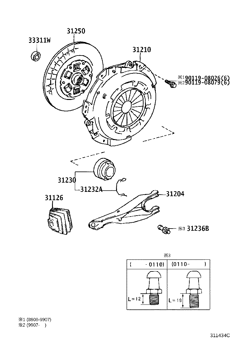31250-35261 DISC ASSY, CLUTCH product image
